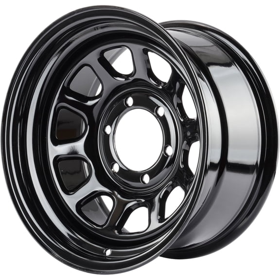JEGS 681034 D Window Steel Wheel Size: 16 x 8 Bolt Pattern: 6 x 5.50 Back Spacin
