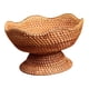 thumbnail image 4 of Cesta de frutas con patas Cesta de frutas tejida Plato para servir Accesorios de fotografía de cocina Mesa pequeño, 4 of 9