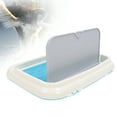 thumbnail image 3 of Dog Pee Pad Holder, Dog Toilet Plastic Floor Protection Portable With Wall Cover For Training, 3 of 8