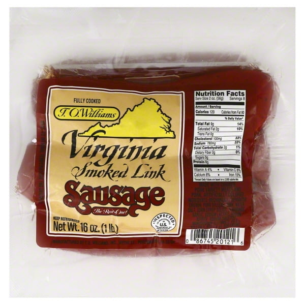 Virginia Smoked Link Sausage 16 Oz Walmart Com Walmart Com