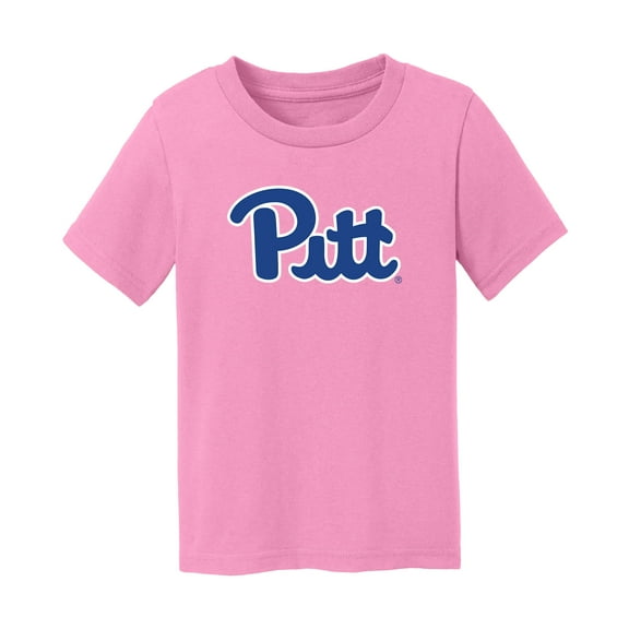 Toddler Chad & Jake Pink Pitt Panthers Primary Logo T-Shirt