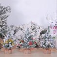 thumbnail image 2 of 3PCS Mini Desktop Christmas Decorated Tree Artificial Desktop, 2 of 5