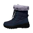 thumbnail image 3 of Women's Mid Calf Winter Boots Outdoor Booties With Thick Comfortable Platform Heel Casual Shoes For Cold Weather, 3 of 7