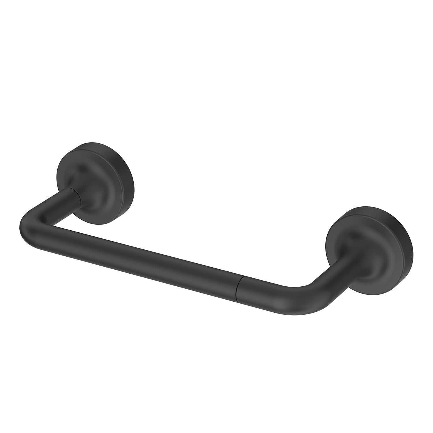 (2 pack) Better Homes & Gardens Brand Clean Modern Style Wall Mounted Toilet Paper Holder Matte Black Finish