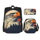 thumbnail image 1 of Balery American Bald Eagle A Mochila Escolar 3 en 1 para Niños - Mochila Resistente con Lonchera Térmica y Estuche - Mochila Escolar para Niños y Niñas, 1 of 7
