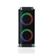 TOPTECH KL-5 Bluetooth Party Speaker, Dual 3" Woofers, Disco Light, Black