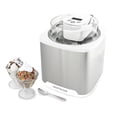 thumbnail image 1 of Nostalgia 2-Quart Electric Ice Cream Maker &ndash; Make Homemade Ice Cream, Gelato, Sorbet & Frozen Yogurt &ndash; No Salt/Ice Needed, Digital Contro, 1 of 7