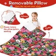 thumbnail image 3 of Pioneer Flower Floral Print Pattern Toddler Nap Mats for Kids Preschool,Sleeping Mat Bag or Kids,Toddler Sleeping Bag,Toddler Nap Mat or Daycare, 3 of 6