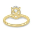 thumbnail image 3 of SOLITAIRE JEWELS 2.50CT - Oval Solitaire with Hidden Halo Engagement Ring 18K Yellow Gold, 3 of 8