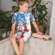 thumbnail image 4 of Balery Medicine Gnome Truck Red Conjunto de Pijama Infantil de Manga Corta con Estampado – Ropa de Dormir de Algodón Suave-4X-Large, 4 of 6