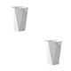 thumbnail image 3 of Wosthever Vaso de baño Taza de cepillo de Artículos de tocador de viaje Taza de cepillo de Plástico Blanco 2piezas Wosthever CBP028771, 3 of 6