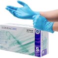 thumbnail image 1 of Disposable Nitrile Gloves, Small, Work Gloves, Cleaning, Kitchen, Industrial, Blue, S Duracore E2910, 1 of 5