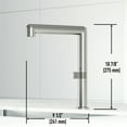thumbnail image 3 of VIGO Jewel 11 in. H Single Handle Kitchen Bar Faucet in Stainless Steel-VG02053ST, 3 of 14