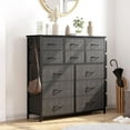 thumbnail image 4 of EastVita 12 Dresser Drawer for Bedroom, Chests of Drawers for Hallway, Entryway, Storage Organizer Unit with Fabric, Sturdy Metal Frame, Wood Tabletop, 4 of 9