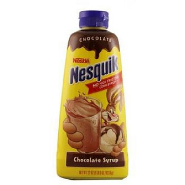 Nestle Nesquik Chocolate Syrup 22 Oz Walmart Com