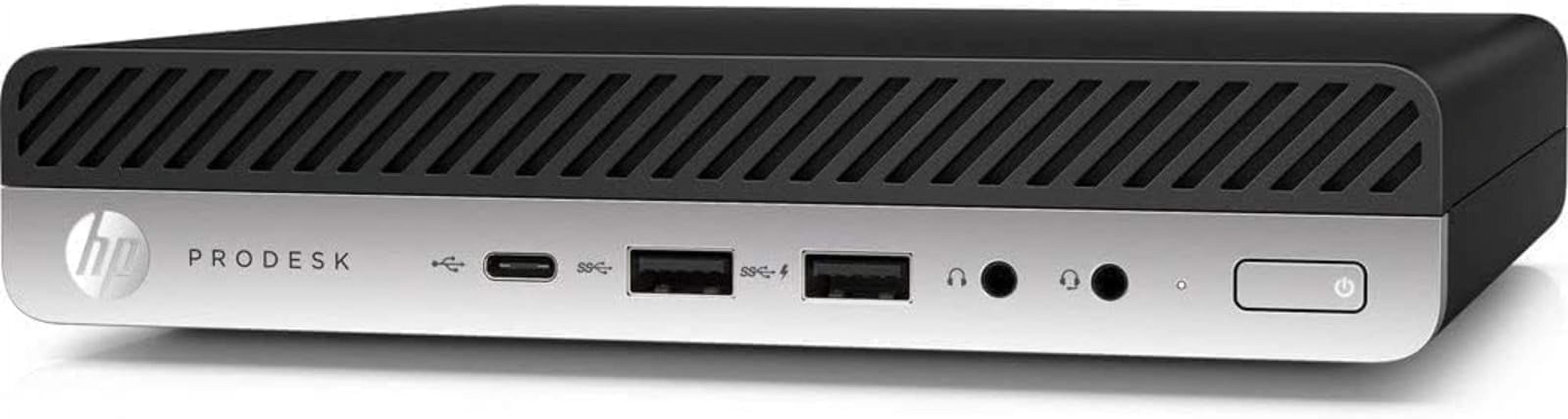 Restored HP EliteDesk 800 G4 Mini Desktop | Core i5 - 8500 - 256GB SSD Hard Drive - 16GB RAM | 6 cores @ 4.1 GHz No OS Black (Refurbished)