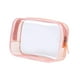 thumbnail image 3 of Bolsa de maquillaje transparente perfecl organizador Portátil estuche de Cosmético rosa 17 cm x 12 cm x 6 cm, 3 of 8