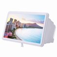 thumbnail image 2 of Amplificador de pantalla retráctil para teléfono móvil de alta definición ABS 3D de 12 pulgadas, color blanco, 2 of 14