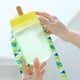thumbnail image 3 of Botellas de agua con pajitas, creativas, para mujeres y niñas, jarra de agua de 300 ml Verde, 3 of 8