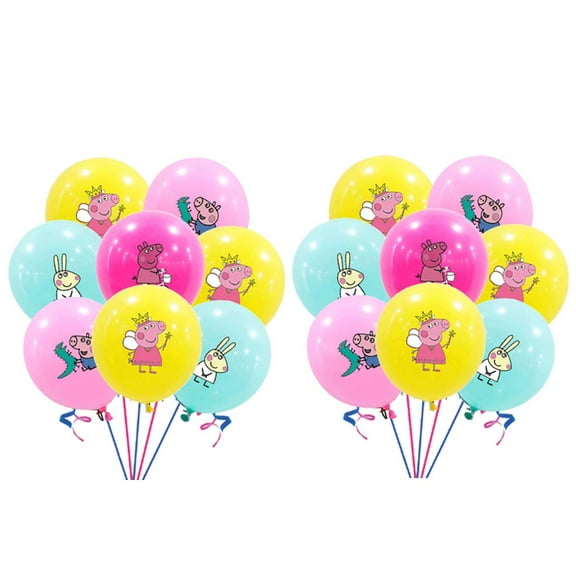 Peppa Pigs Balloons Party Supplies Birthday Favors Decorations Decor Kit Latex