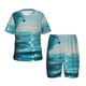 thumbnail image 1 of Balery Turquoise Ocean Reflection Conjunto de Pijama Infantil de Manga Corta con Estampado – Ropa de Dormir de Algodón Suave-X-Large, 1 of 6