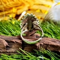 thumbnail image 5 of Handmade Marquise Labradorite Ring: Sterling Silver Boho Statement Ring, 5 of 10