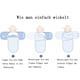 thumbnail image 5 of Saco de dormir para bebé, paquete de 2, manta para bebé, 100 % algodón orgánico, universal, ajustable, para bebés, 5 of 6