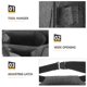 thumbnail image 3 of unbranded Tool Pouch Para Electricista Gris Con Ajustable Y Gran Capacidad, 3 of 6