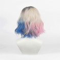 thumbnail image 3 of Enid Sinclair Wig Blue Pink Anime Cosplay Wig For Women Short Curly Wavy Wig Heat Resistant Syntheti, 3 of 3