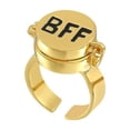 thumbnail image 2 of Bff Ring Opening Adjustable Friendship Ring Spongebob Best Friend Ring Gift For Good Friends_High-quality, 2 of 4