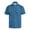 Blue, variant on Men's Polo Shirts Casual Stylish Printed Lapel Button Short Sleeve Pullover Tops Beach Summer Loose T Shirts for Man Blue L