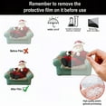thumbnail image 4 of Colgante de Papá Noel para sofá, colgante acrílico para interior de coche, colgante decorativo, 4 of 7