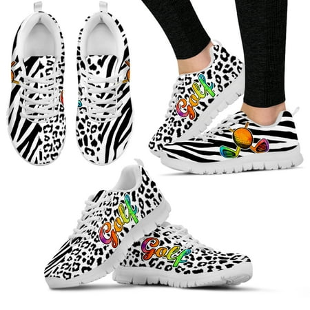 

New Zebra/cow Texture Design Fashion Sneakers Golf Print Shoes Comfortable Summer Outdoor Shoes Love Zapatos Planos