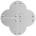 thumbnail image 5 of Dritz Smooth Quatrefoil Corners, Large, 3 Pack, Nickel, 5 of 8