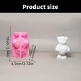 thumbnail image 5 of Bear Figurine Silicone for Soap Making Cement Gypsum Silicone for Art Craft, 5 of 8