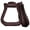Dark Brown, variant on Showman Leather Covered Western Stirrups