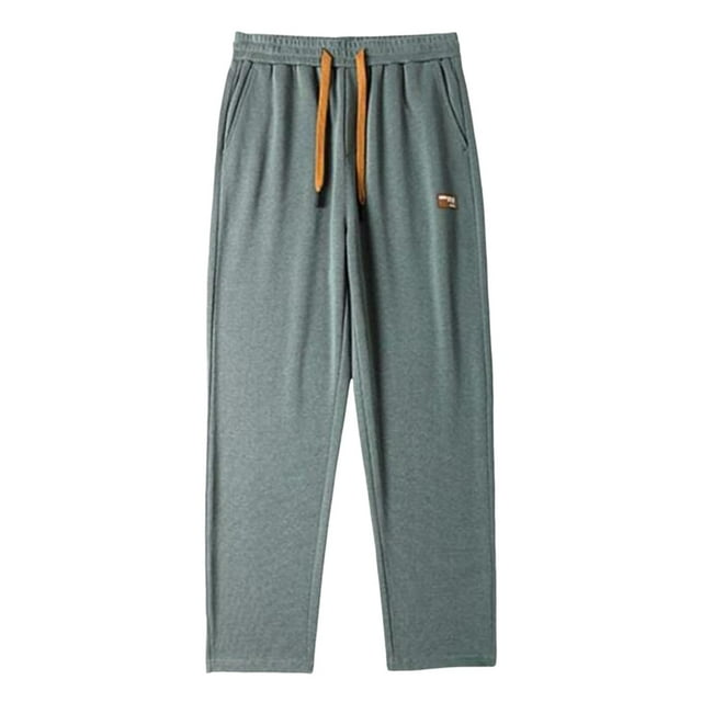 Milaget Men's Tracksuit Bottoms Mesh Sweat Pants with Pockets Open Bottom Athletic Pants 2XL