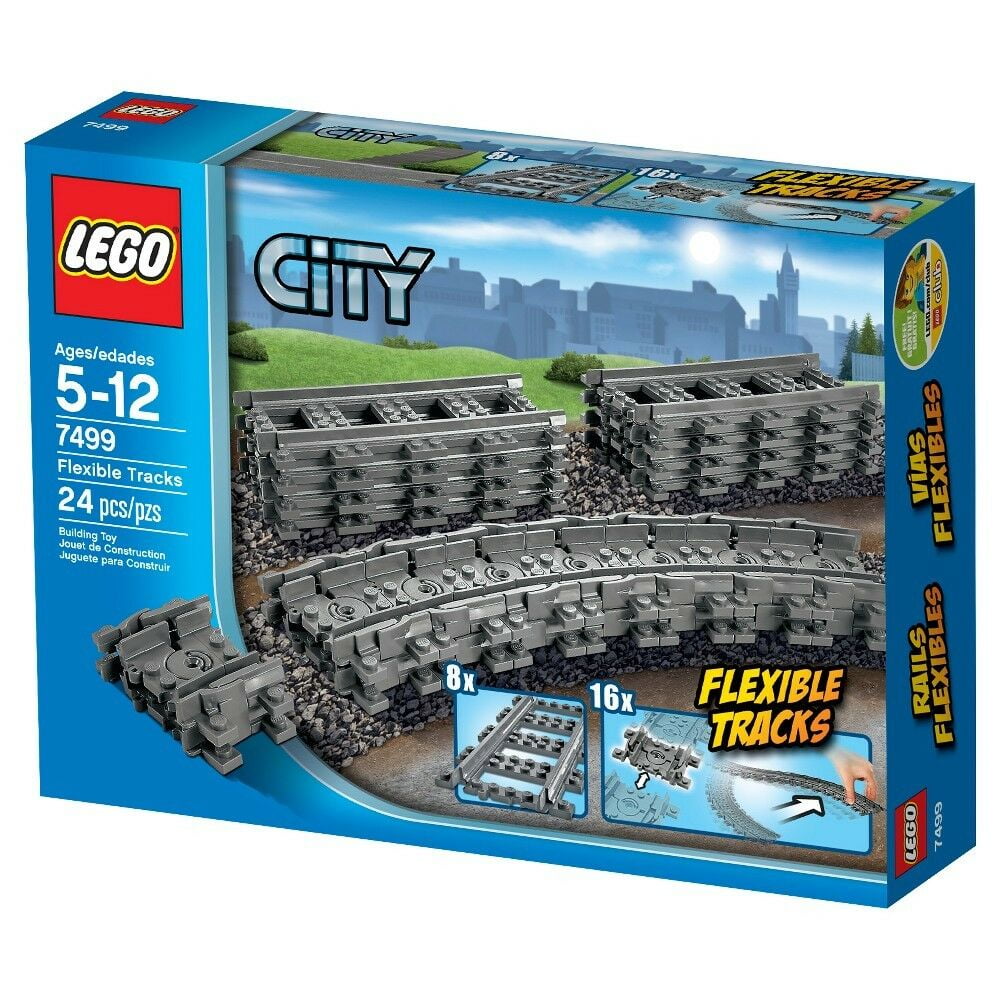 LEGO City Flexible Tracks 7499 Train Toy Accessory - Walmart.com