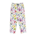 thumbnail image 4 of Goofa Undersea Seahorse Printed Soft Pajama Pants for Women, Wide Leg Comfy Casual Lounge Yoga Pants-Large, 4 of 9
