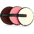 thumbnail image 1 of Vtrem Almohadillas Desmaquillantes de 3 Colores: Rondas Reutilizables Suaves Toallitas de Limpieza Facial Toallas Lavables de Doble Cara Paño Desmaquillante Microfibra Multifunción Blanco Rosa Marrón, 1 of 5