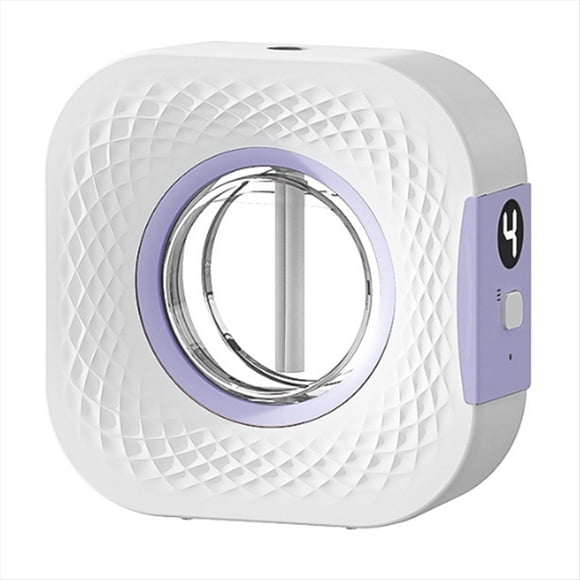 Difusor de Aroma Inteligente, Purificador de Aire con Pantalla Digital, Aceites Esenciales de Plantas, 4 Velocidades, Montaje en Pared, Sobremesa, Carga USB.