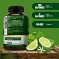 thumbnail image 5 of NutriFlair Organic Citrus Bergamot Supplement for Heart Health & Metabolism, 25:1 Extract, 120 Caps, 5 of 8