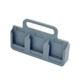 thumbnail image 4 of Soporte portátil para 6 baterías de 18 V con asa de transporte. Accesorio profesional. Gris, 4 of 9