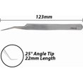 thumbnail image 2 of Pince à Cils Professionnelle Outil d'Application de Faux Cils Volume / Pinces Multi-Formes & Usages pour Volume, Isolation & Cils Classiques (Angle 6-25 Degrés / Isolation), 2 of 2
