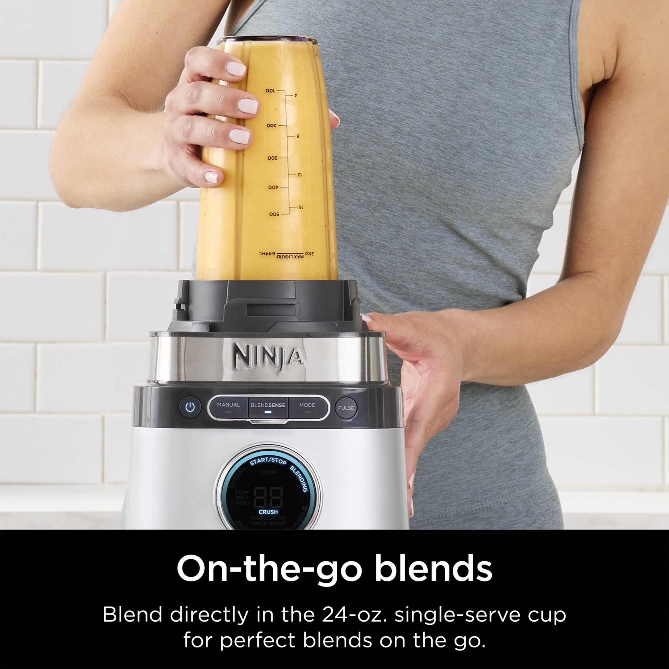 Ninja Detect Duo Power Blender TB300, BlendSense Technology, Personal Single -Serve, Smoothie Maker, Silver - Walmart.com Ninja Detect Duo Power Blender TB300, BlendSense Technology, Personal Single -Serve, Smoothie Maker, Silver - Walmart.com