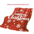 thumbnail image 4 of HomelyJoy Christmas Throw Blanket 30x40, Ultra Soft Fluffy Fleece & Plush Microfiber, Cozy Snowman Pattern, Festive Couch Blanket for Bed Sofa, Holiday Gift, 4 of 4