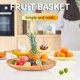 thumbnail image 2 of Cesta de almacenamiento tejida, cesta de ratán para pan, cesta de frutas, cestas para servir para el hogar, cocina, escritorio, organizador de aperitivos y artículos diversos, 2 of 8