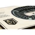 thumbnail image 4 of IDNA Vegas Golden Knights 17'' x 13'' 5-Layer StadiumViews 3D Wall Art, 4 of 5