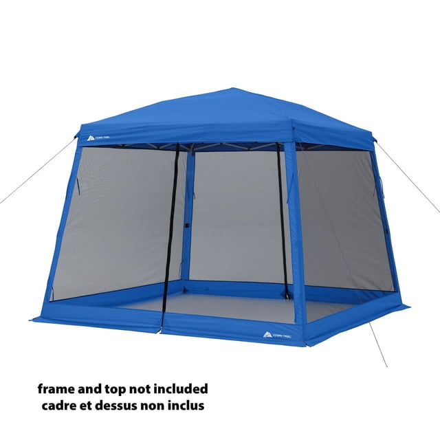 Ozark Trail Slant Leg Canopy Mesh Curtain Accessory - Frame Not Included, BLUE