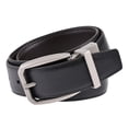 thumbnail image 2 of Hickok Cinturón Reversible Piel Genuina Hombre Dark-Mocca 34mm Vestir Casual, 2 of 5